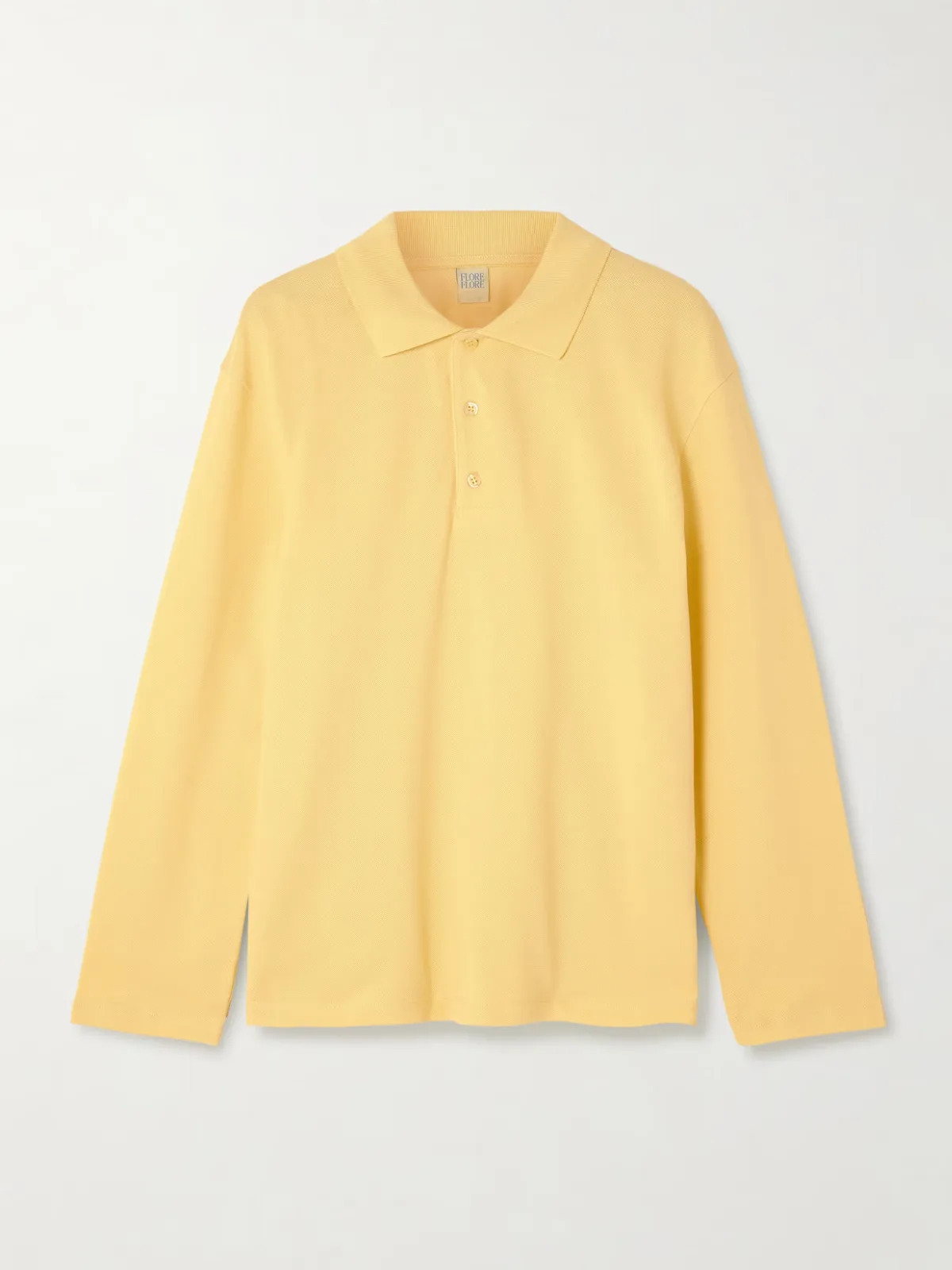 - Diana Organic Cotton-piqué Polo Shirt -