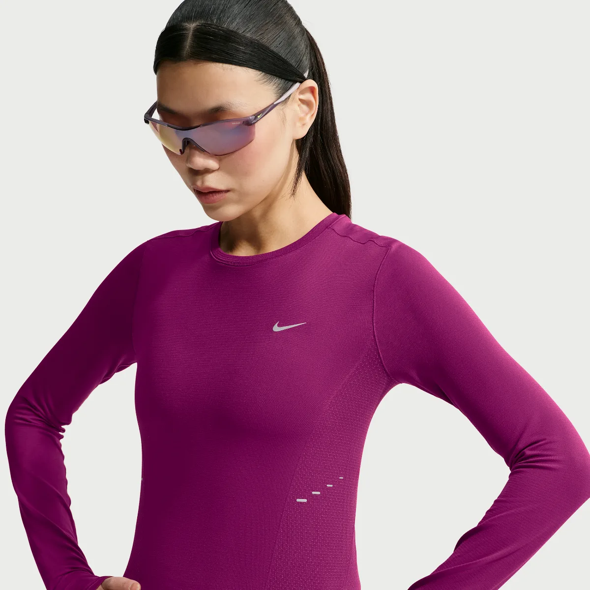 Swift Dri-FIT Seamless Long-Sleeve Running Top by Nike