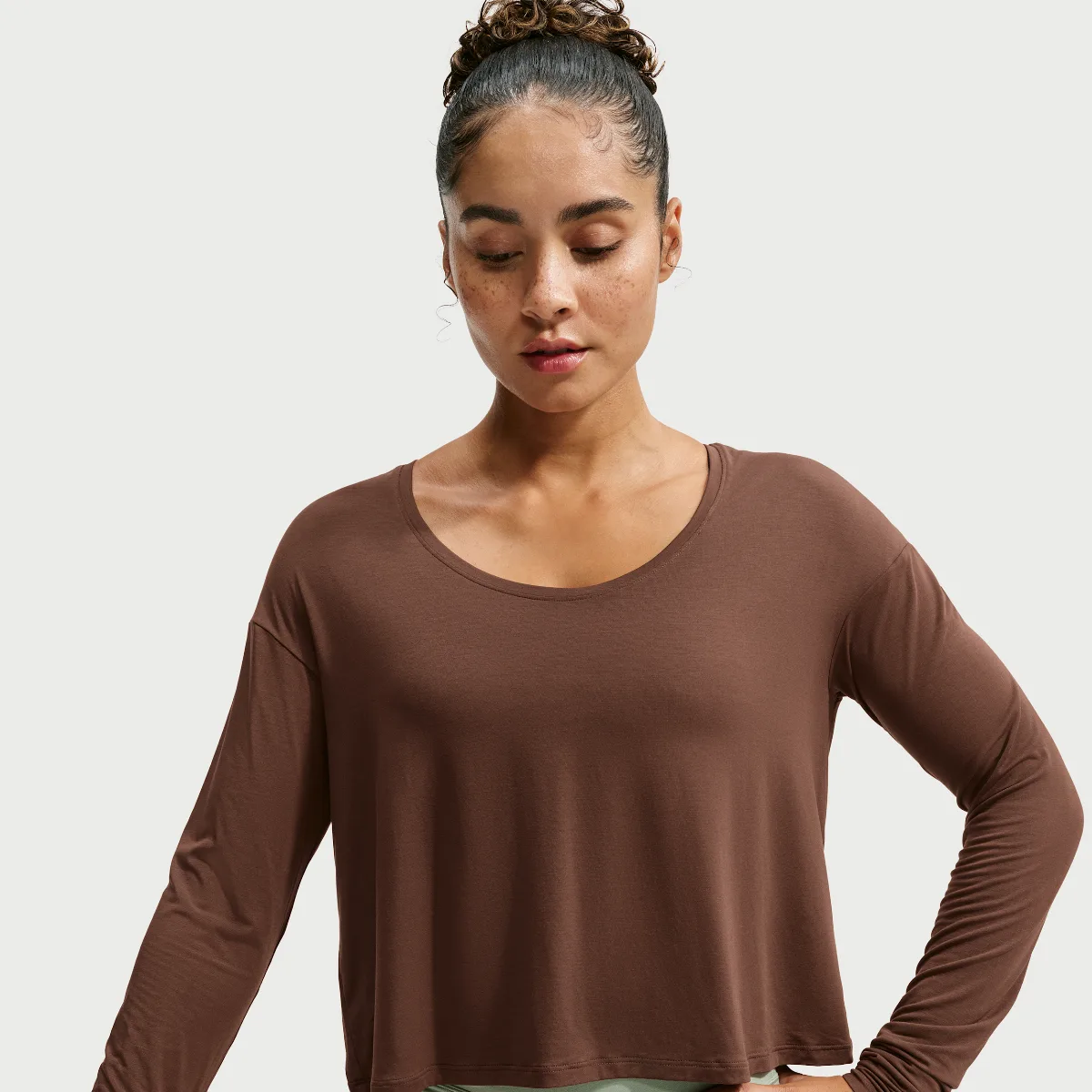 Zenvy Dri-FIT Long-Sleeve Top by Nike