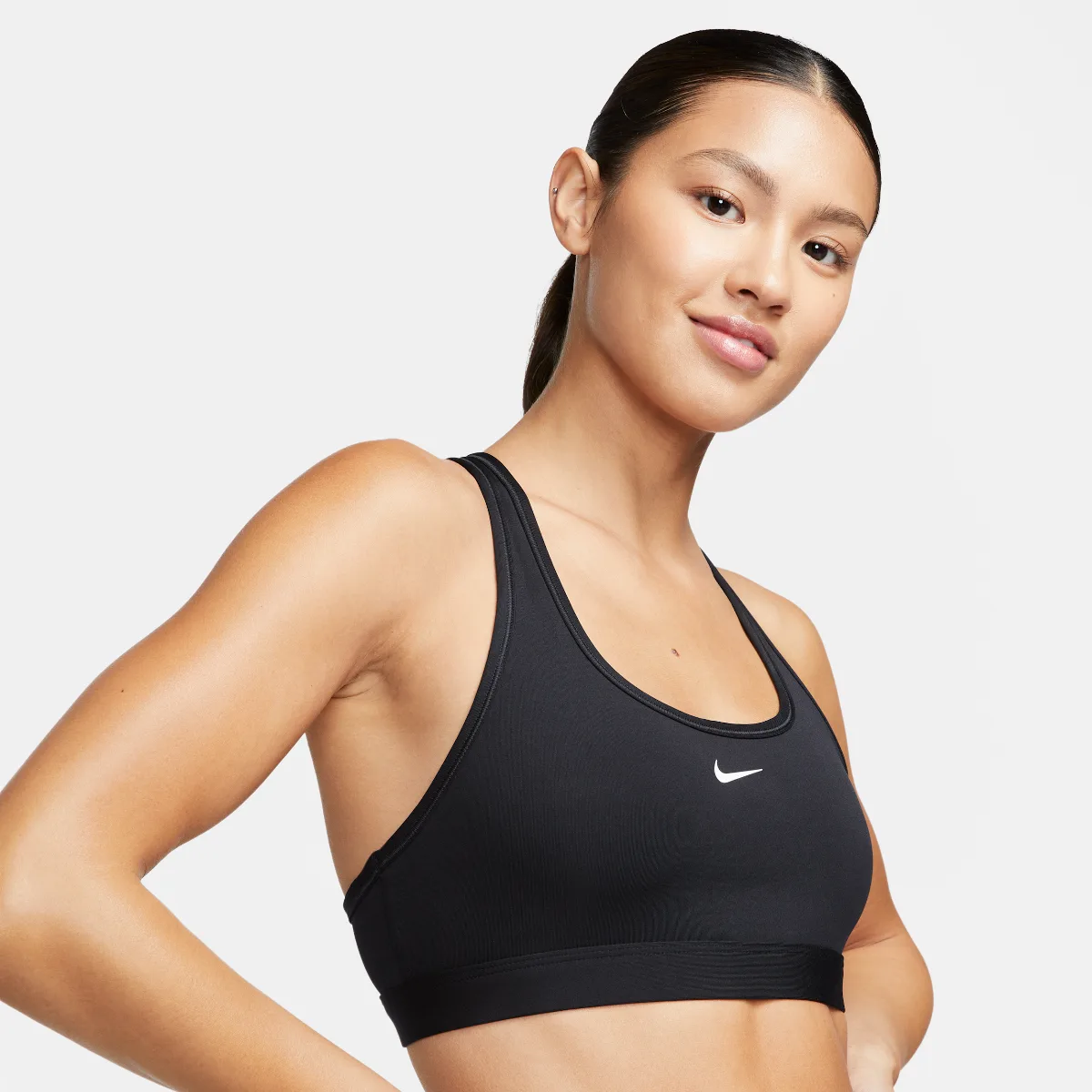 Swoosh Light Support Non-Padded Sports Bra by Nike