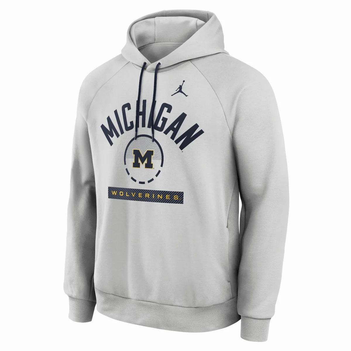 Michigan Courtside Jordan Brand Dri-FIT College Pullover Hoodie