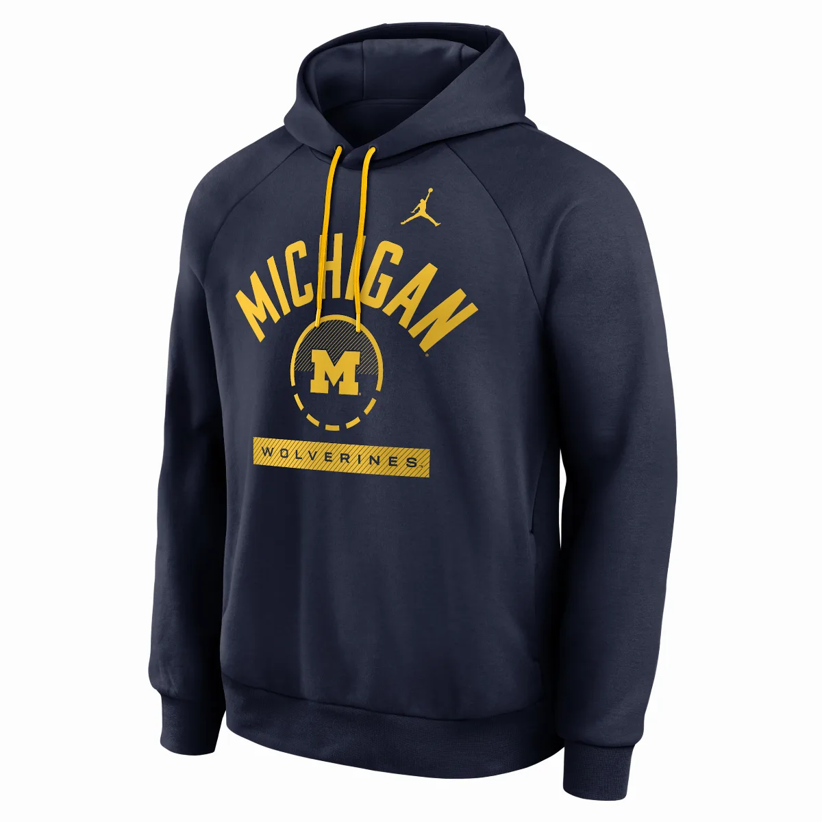 Michigan Courtside Jordan Brand Dri-FIT College Pullover Hoodie