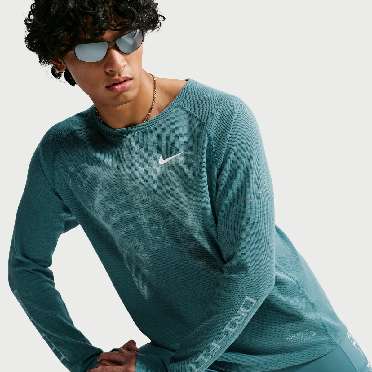 Stride Dri-FIT Waffle Crew-Neck Top by Nike