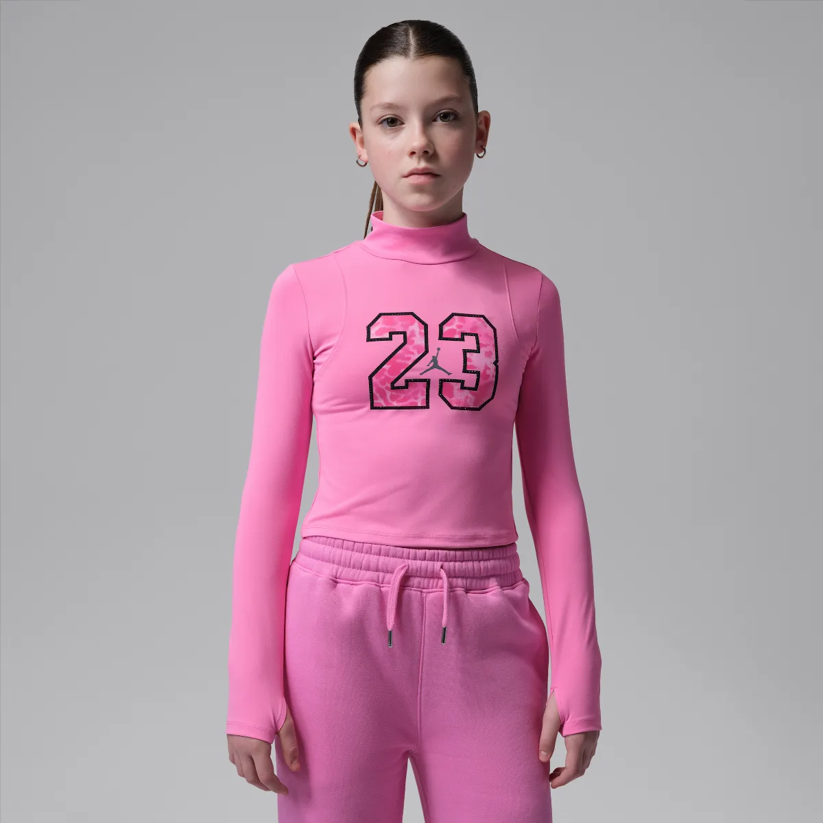 Jordan Fierce and Fearless Long-Sleeve Knit Top by Jordan