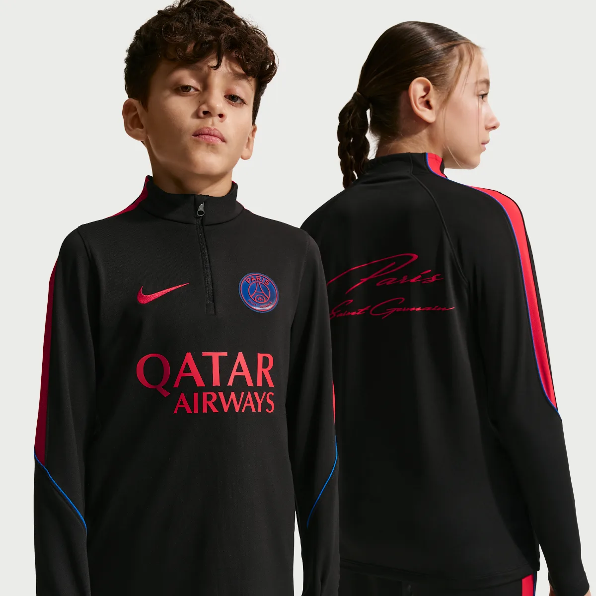Paris Saint-Germain Strike Dri-FIT Soccer Knit Drill Top by Nike