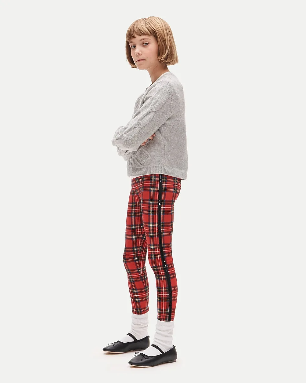 Everyday Leggings with Sequin Tuxedo Stripe by J.Crew