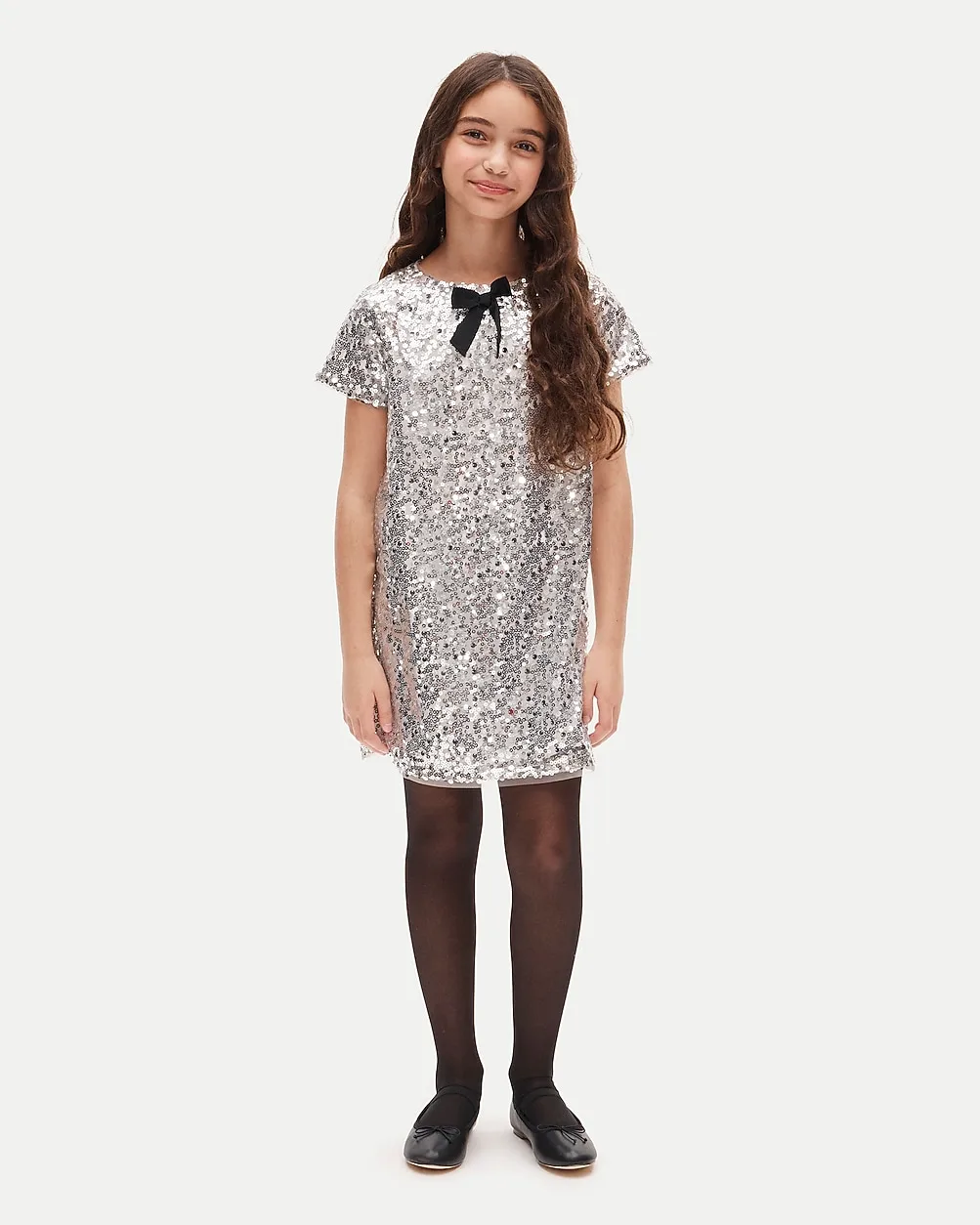Crewcuts Collection Short-Sleeve Sequin Shift Dress by J.Crew