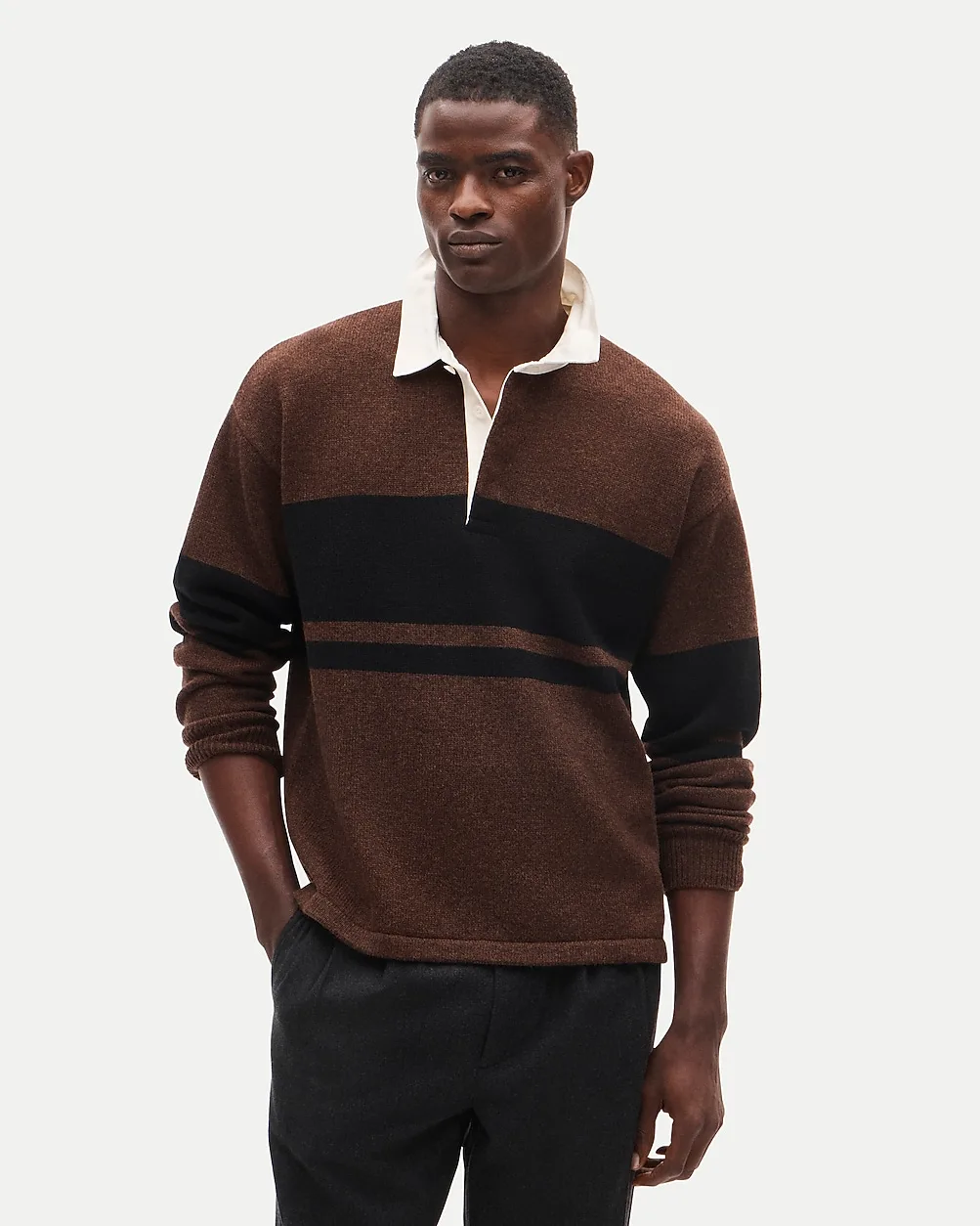 Wool Rugby Sweater in Stripe by J.Crew