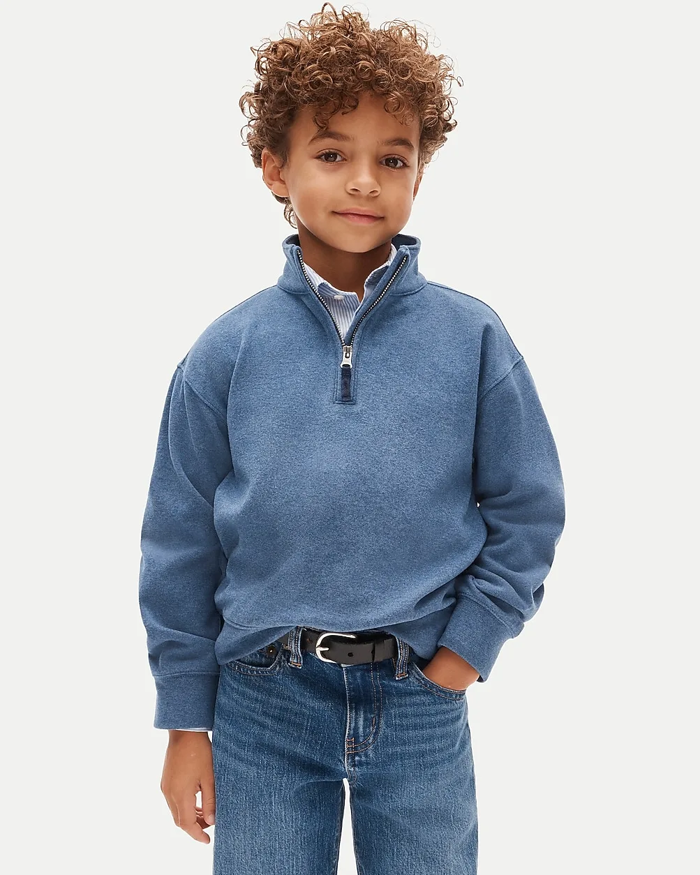 Seaboard Soft-Knit Quarter-Zip Pullover by J.Crew