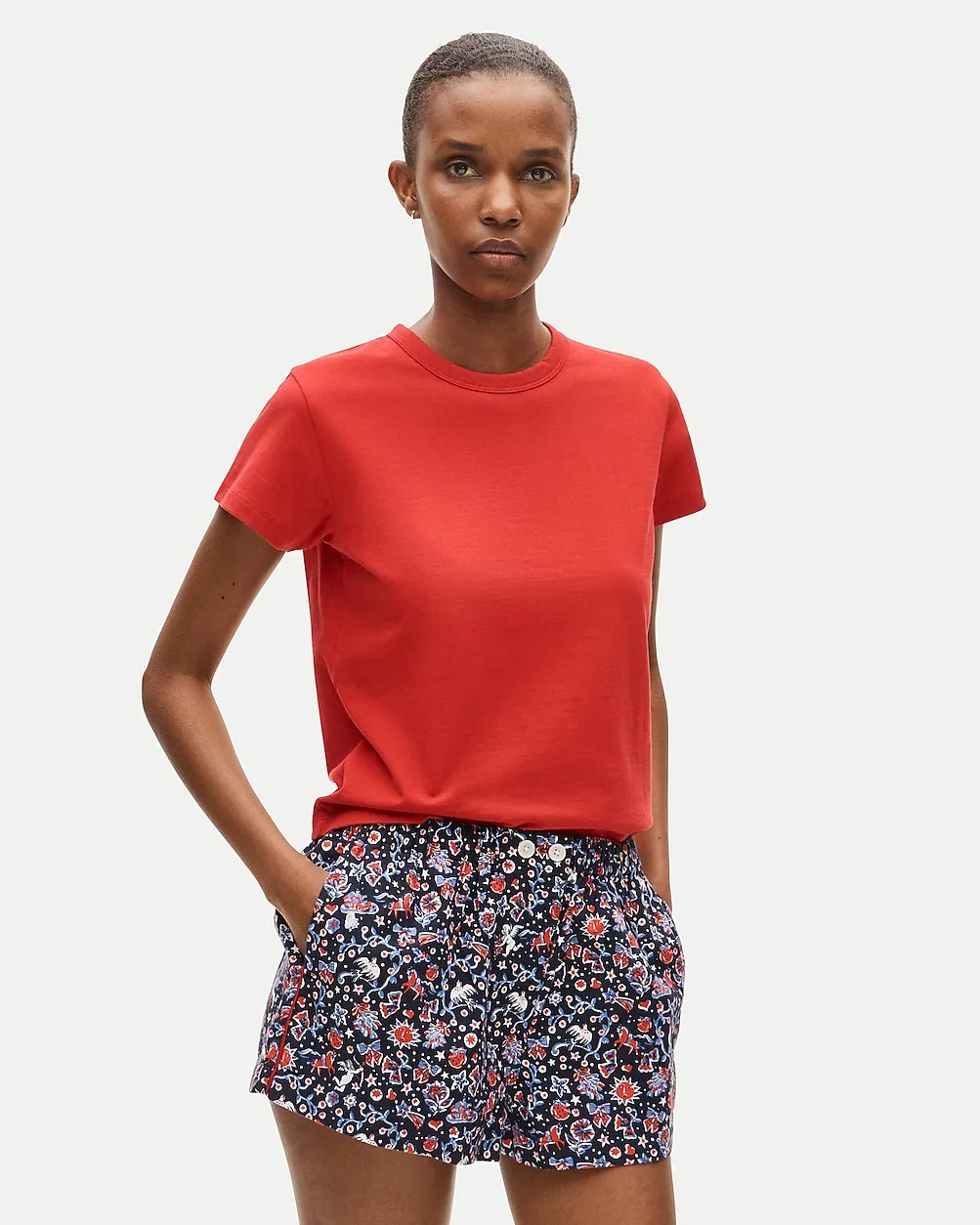 Boxer Short in Flannel Charm Print