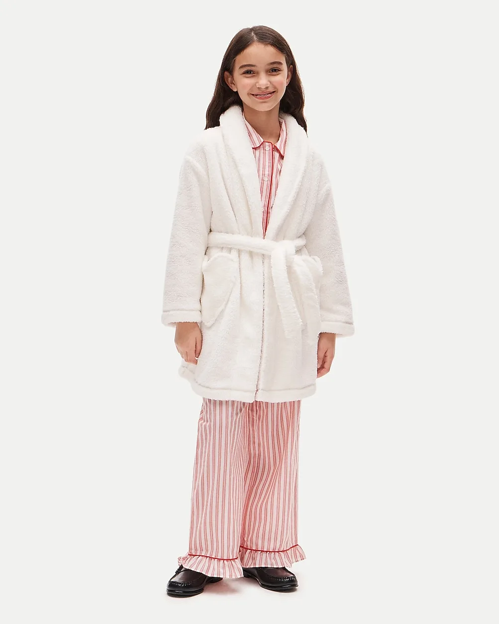 Fleece Heart-Pocket Robe by J.Crew