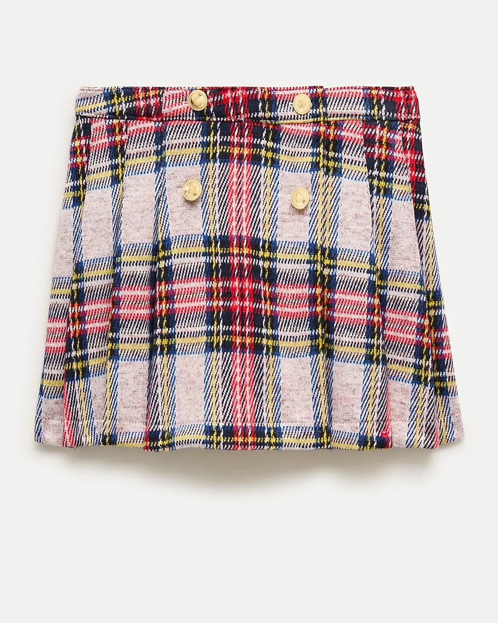 Seaboard Soft-Knit Skirt in Plaid by J.Crew