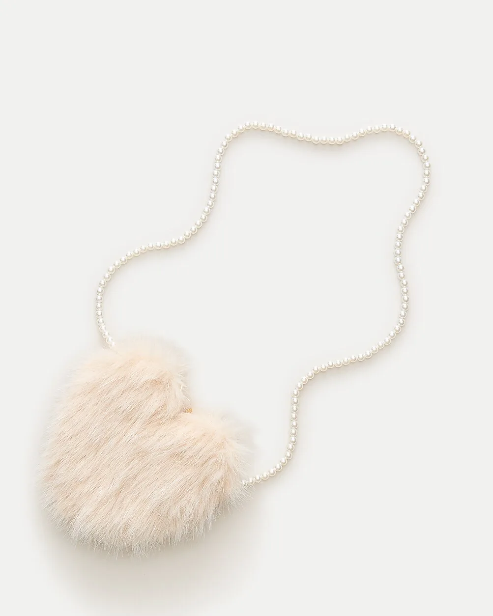 Faux-Fur Heart Purse with Lurex Metallic Threads by J.Crew