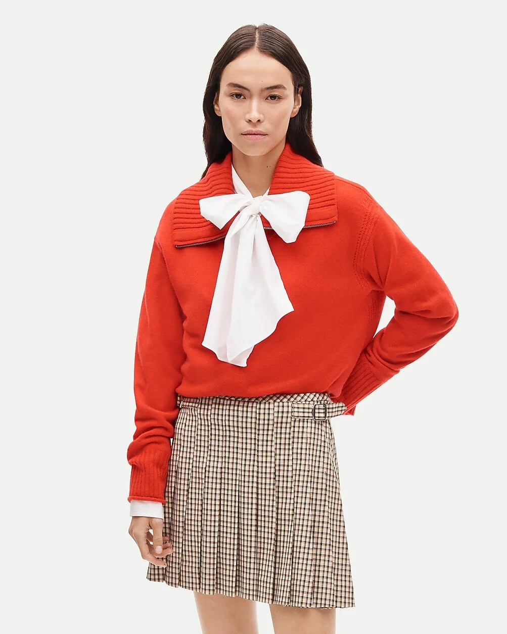 Ivy Mini Skirt in Plaid Gramercy Suiting by J.Crew