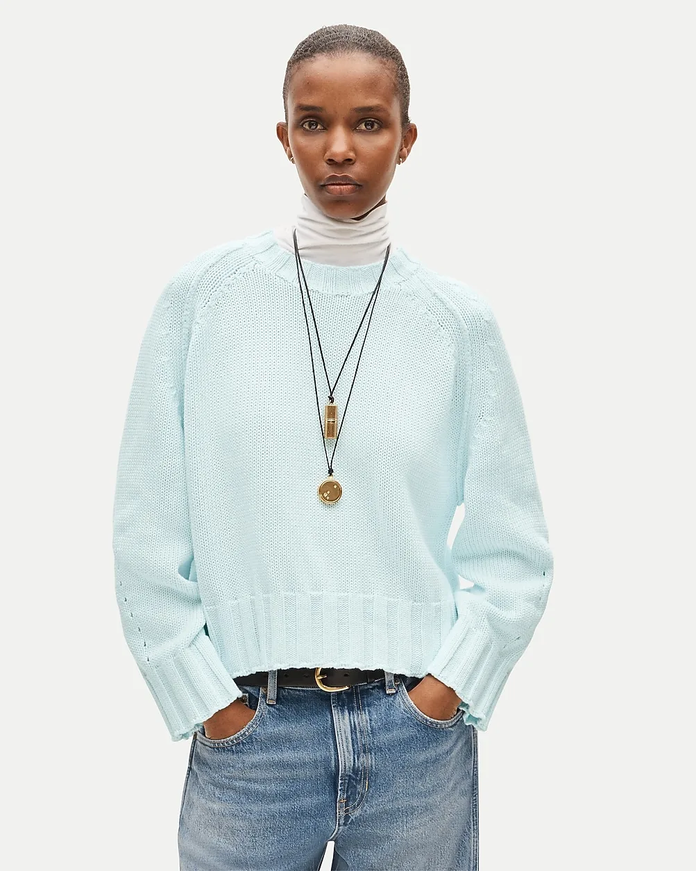 Rive Crewneck in Cotton