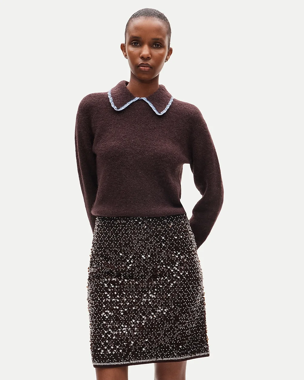 Beaded No. 2 Pencil Skirt by J.Crew