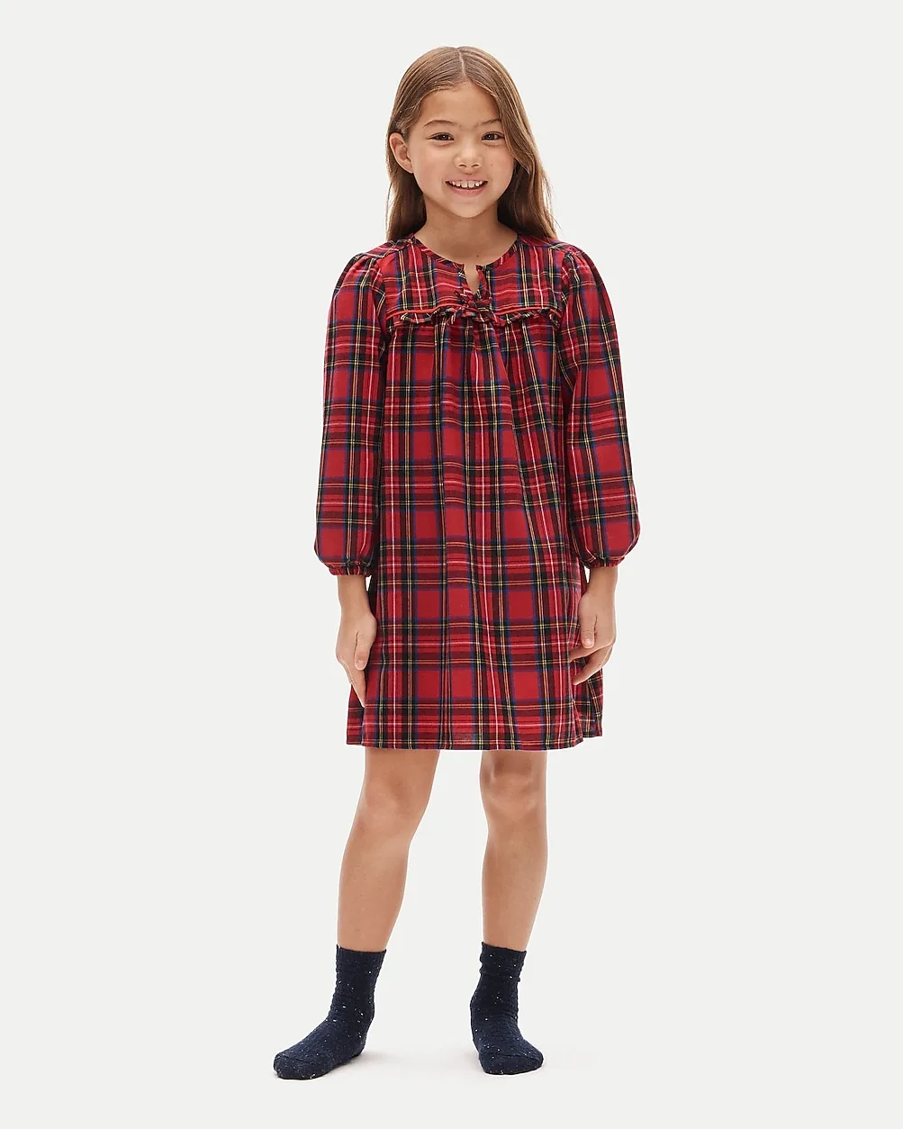 Flannel Nightgown in Tartan by J.Crew