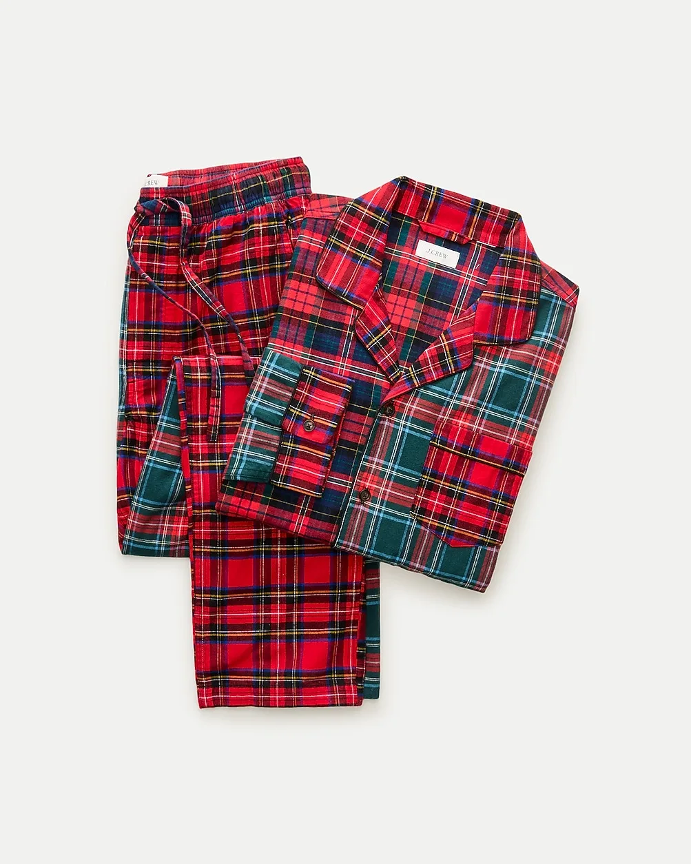 Brushed Flannel Pajama Set
