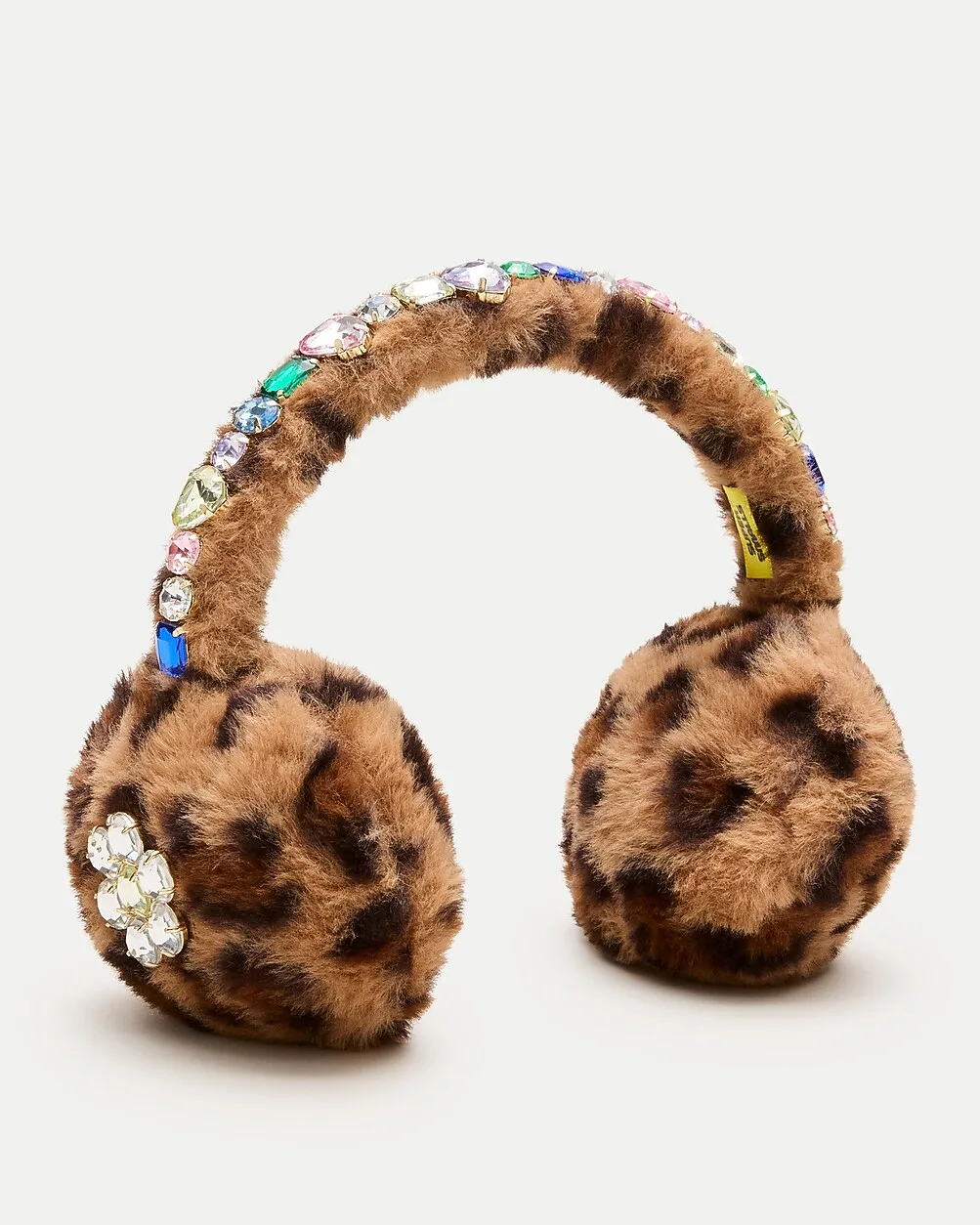 Super Smalls Embellished Leopard Ear Muffs by J.Crew