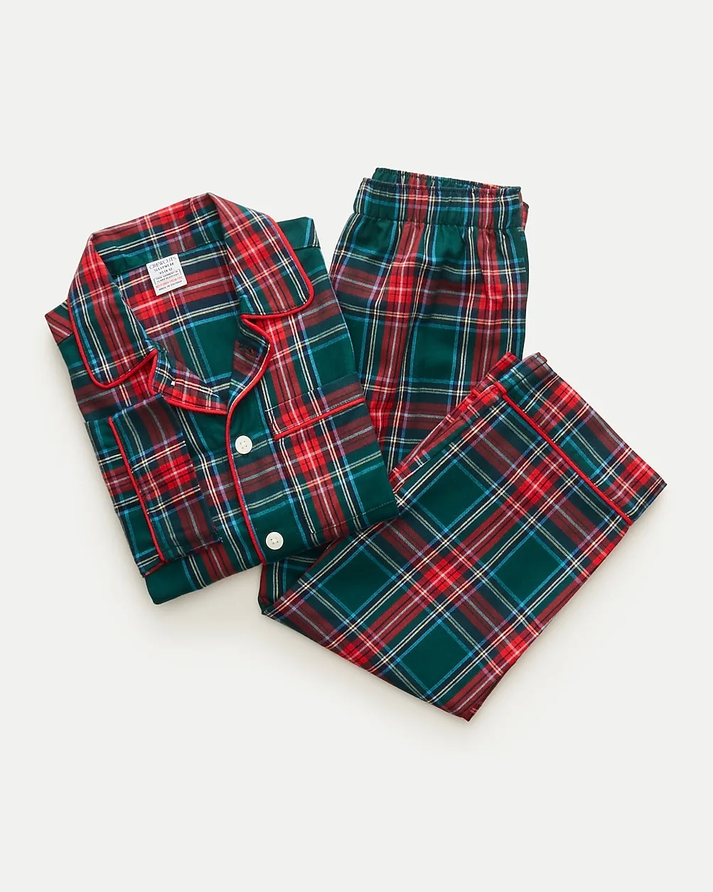 Flannel Pajama Set in Good Tidings Plaid by J.Crew
