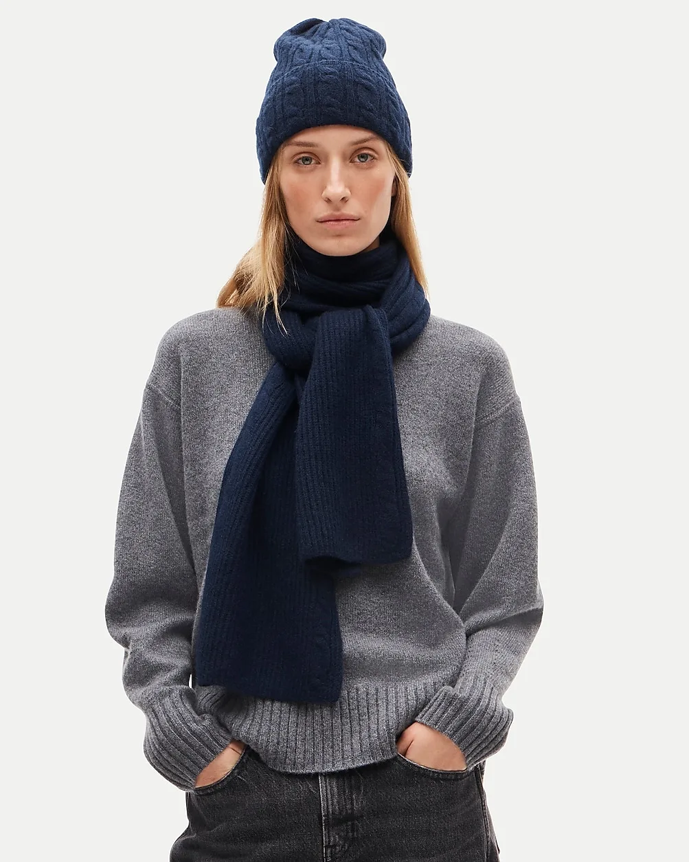 Ribbed Cashmere Scarf by J.Crew
