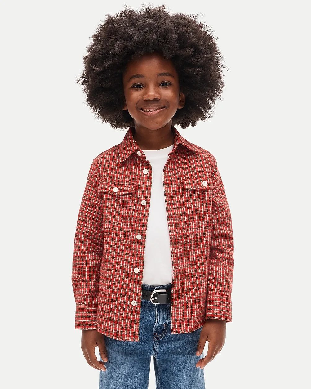 Flannel Button-Up Shirt in Plaid by J.Crew