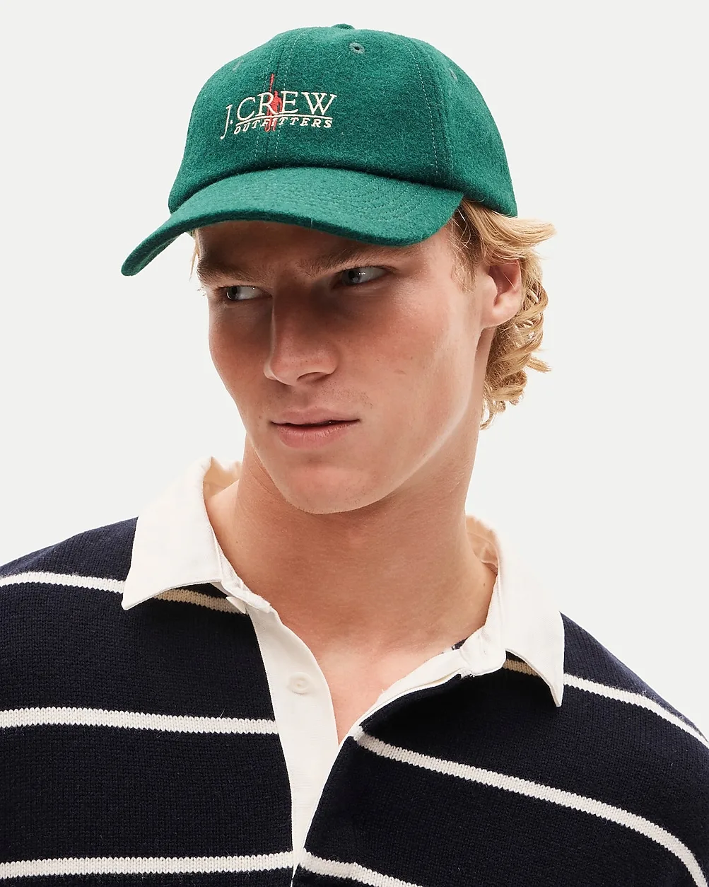 Wool-Blend Baseball Cap by J.Crew