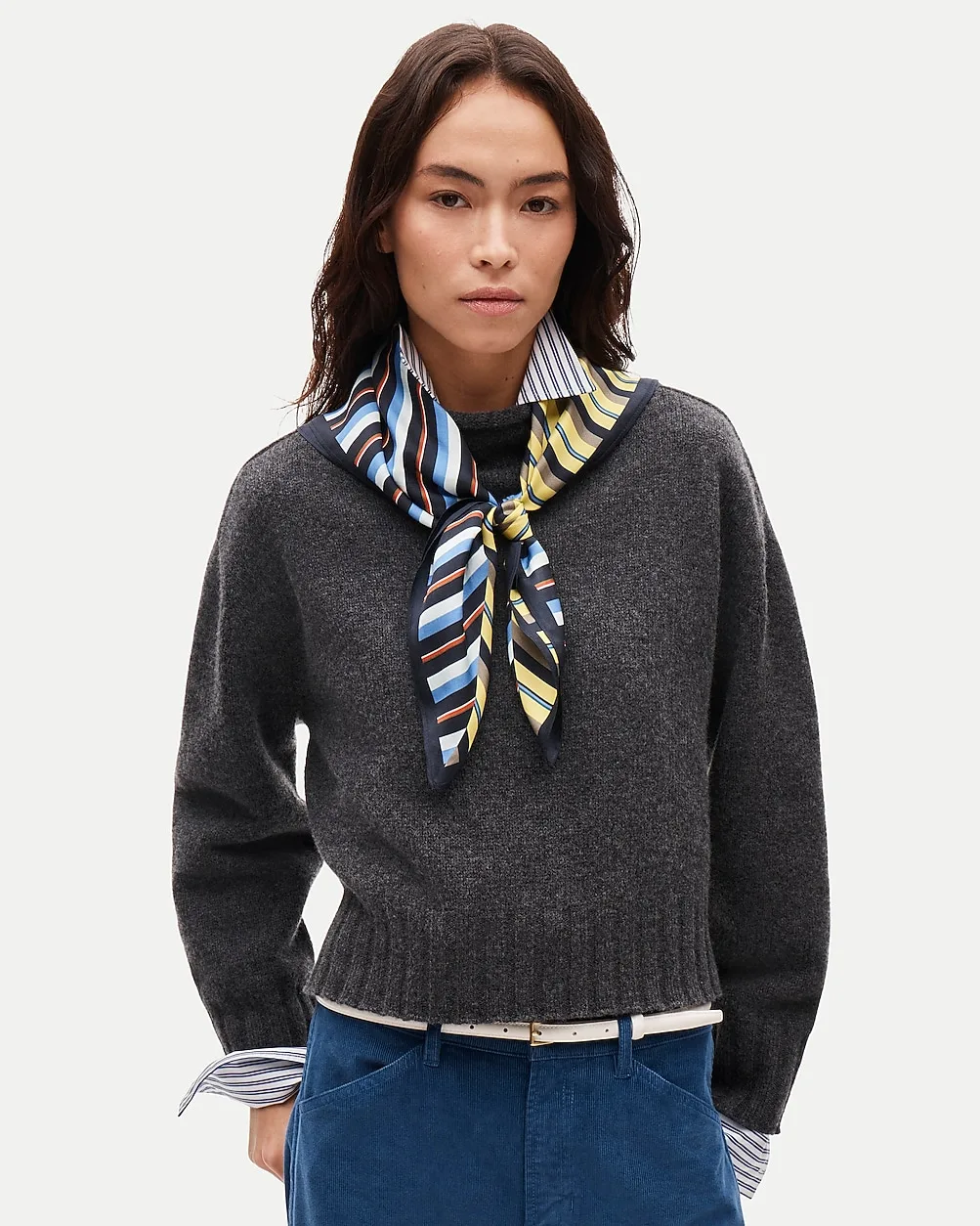 Printed Silk Scarf by J.Crew