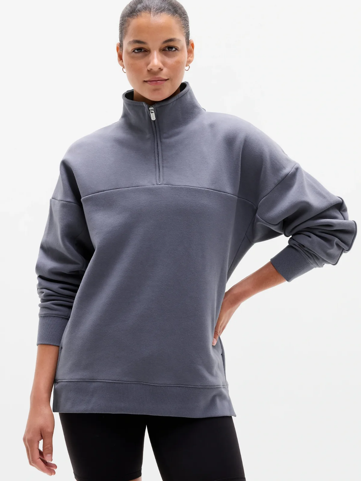 Forever Fleece 1/4 Zip Sweatshirt by Athleta