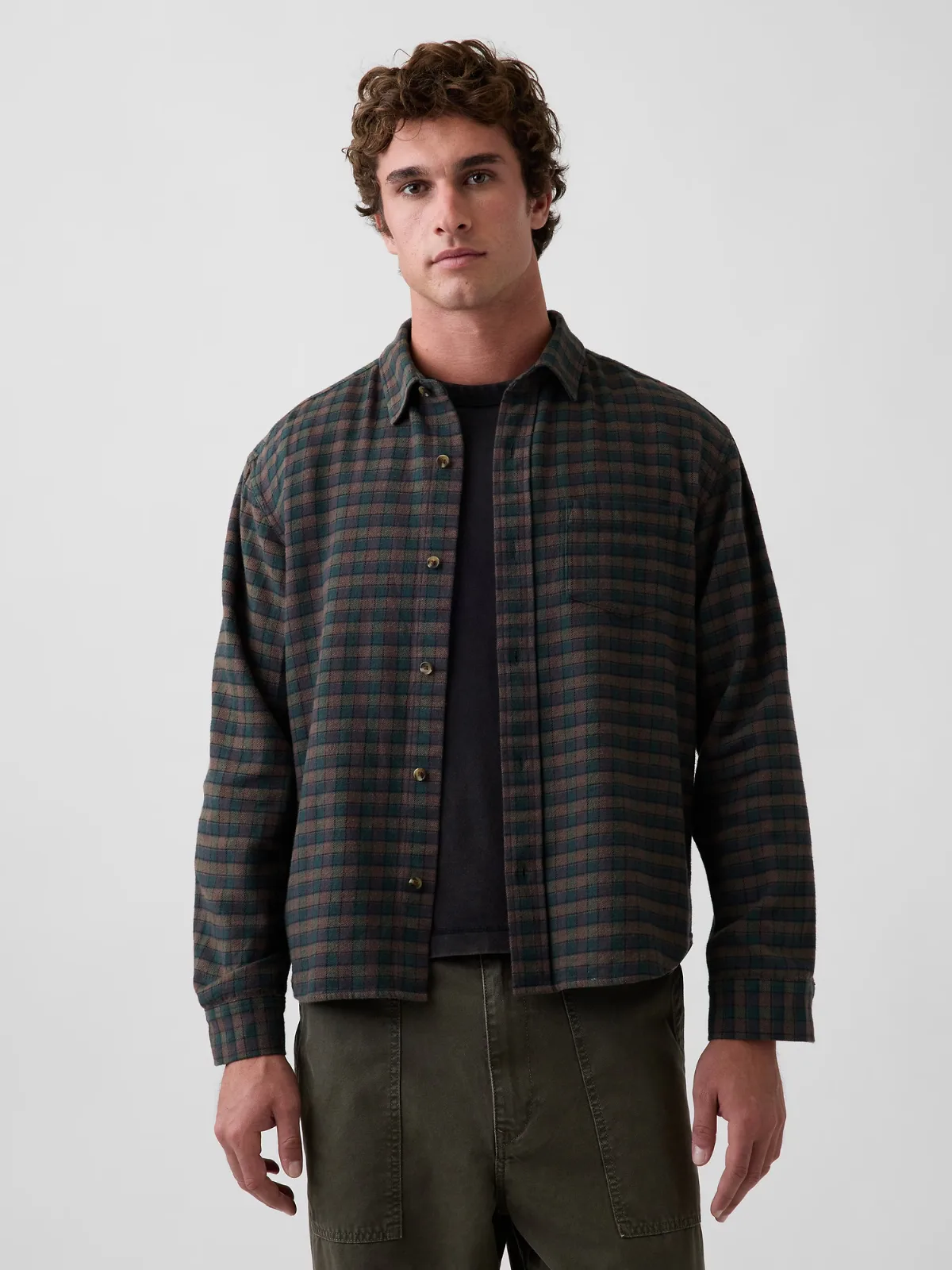 Relaxed Flannel Shirt by Gap