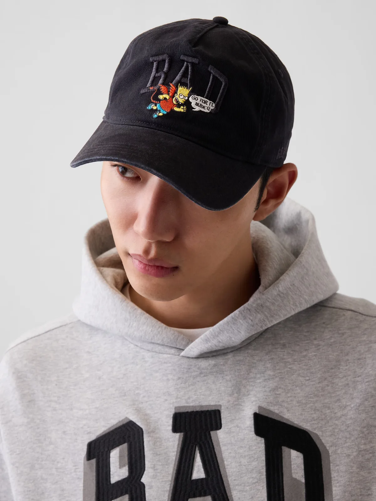 The Simpsons BAD Logo Baseball Hat by Gap