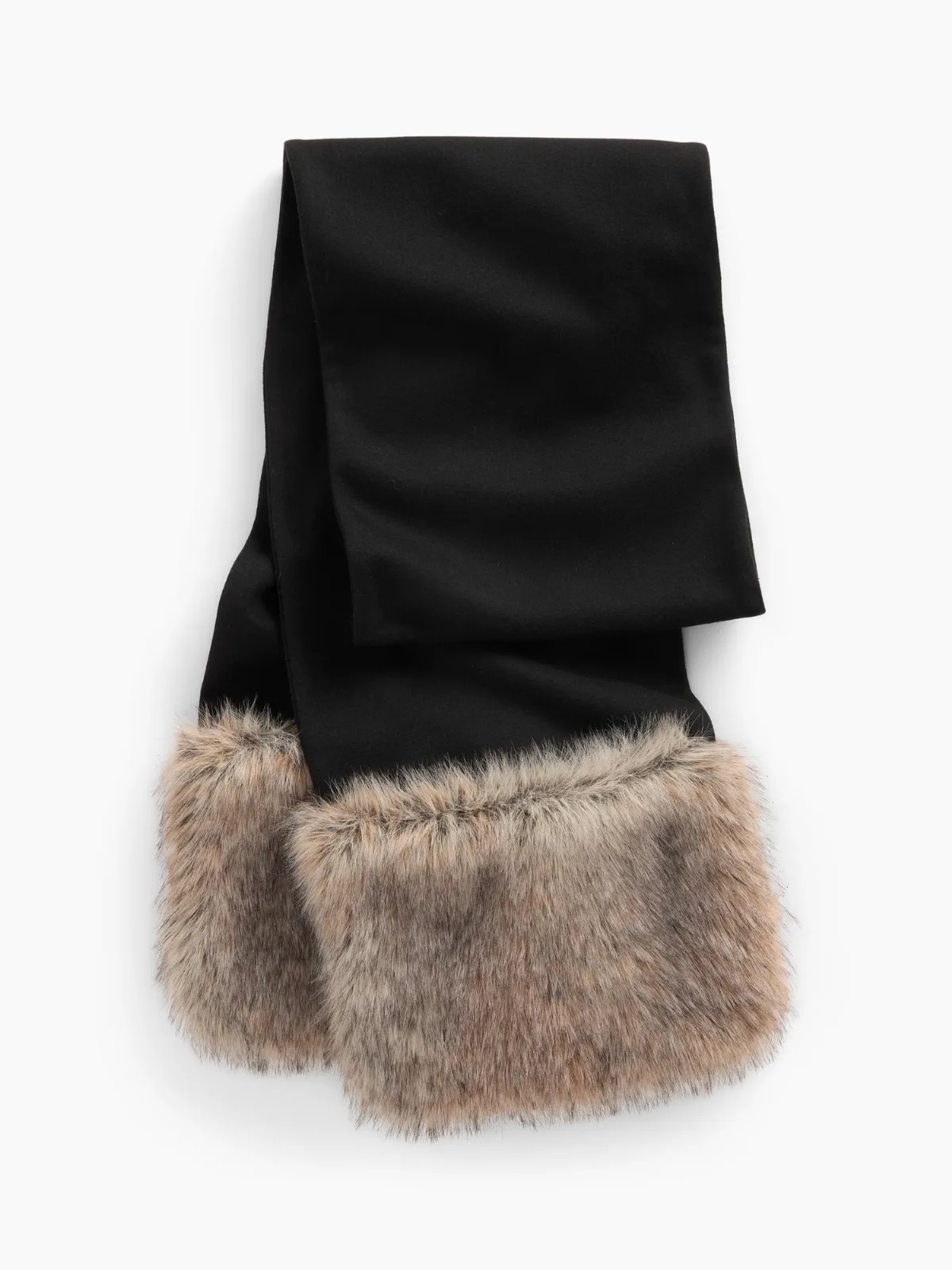 Faux Fur Trim Scarf by Gap