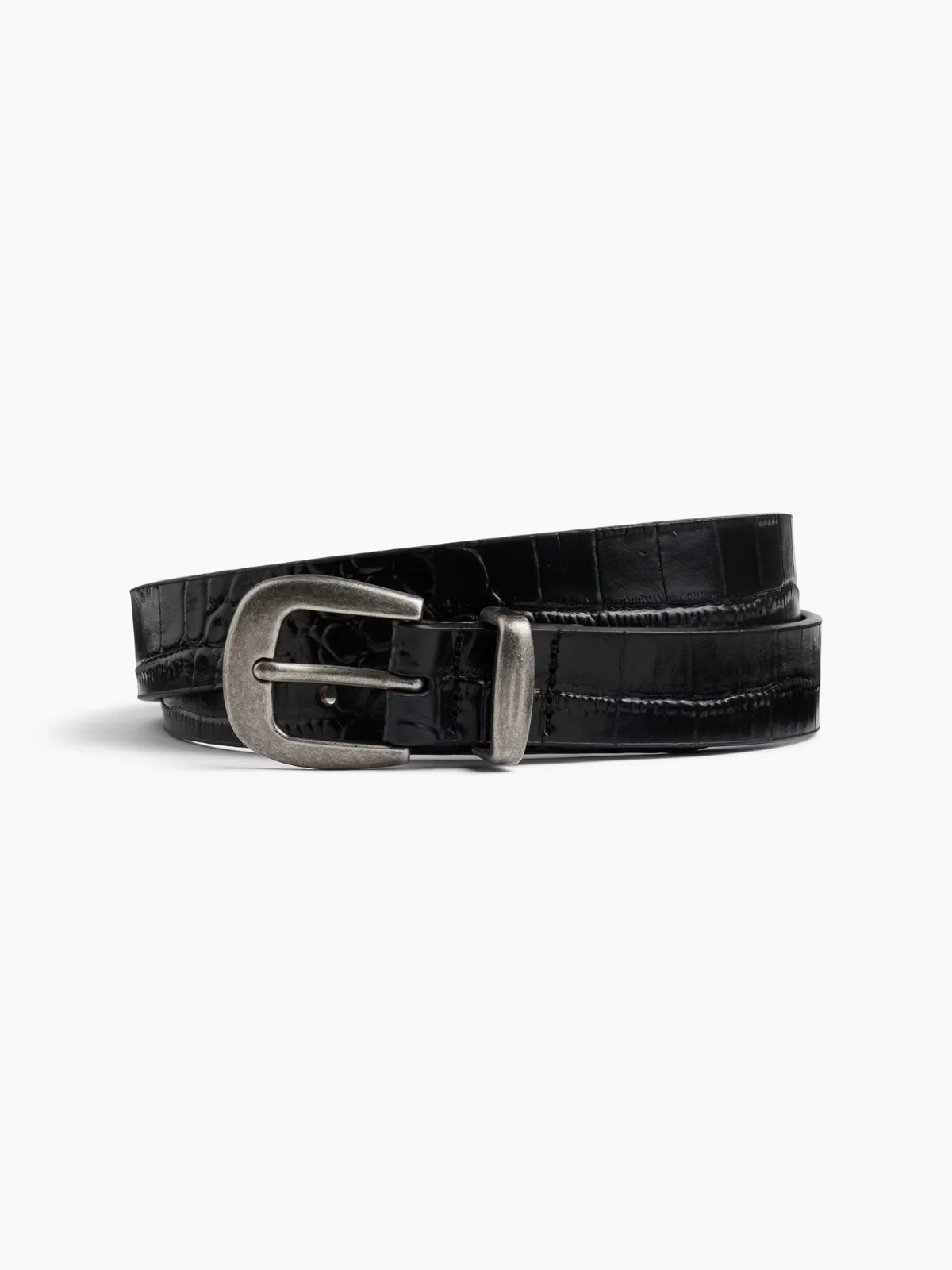 Crocodile Leather Belt