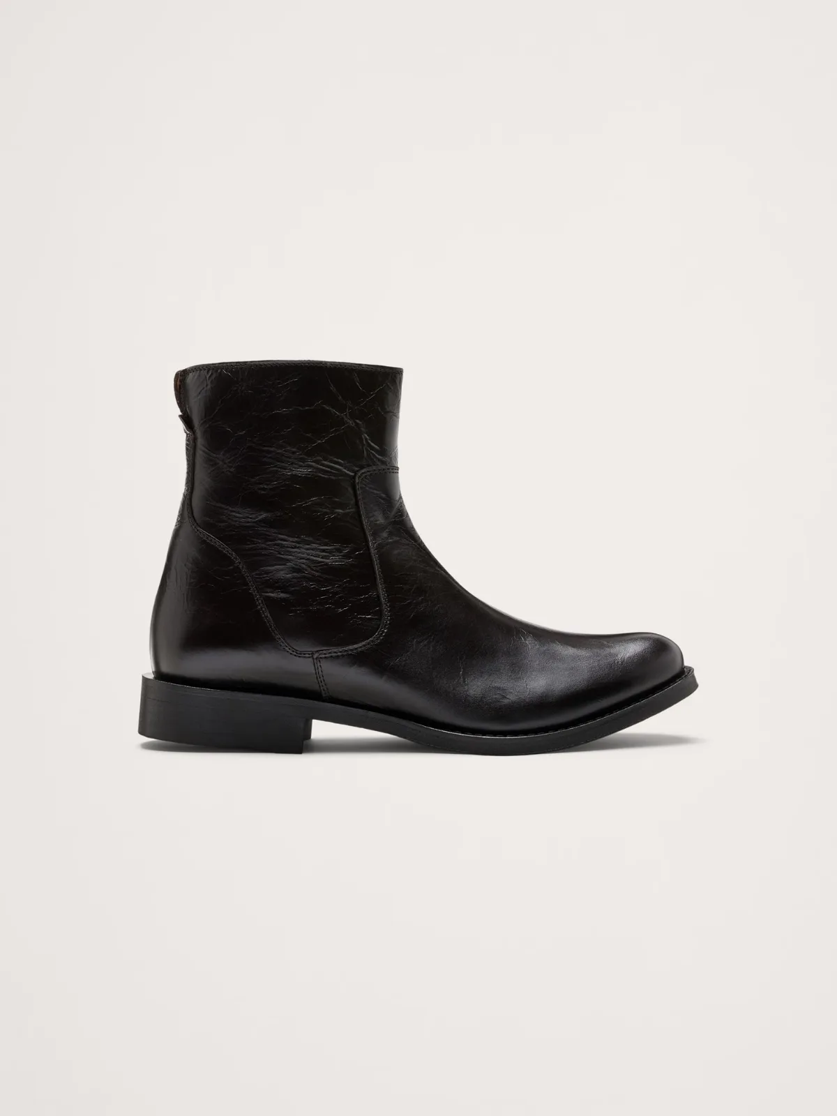 Italian Leather Zip-Up Chelsea Boot by Banana Republic