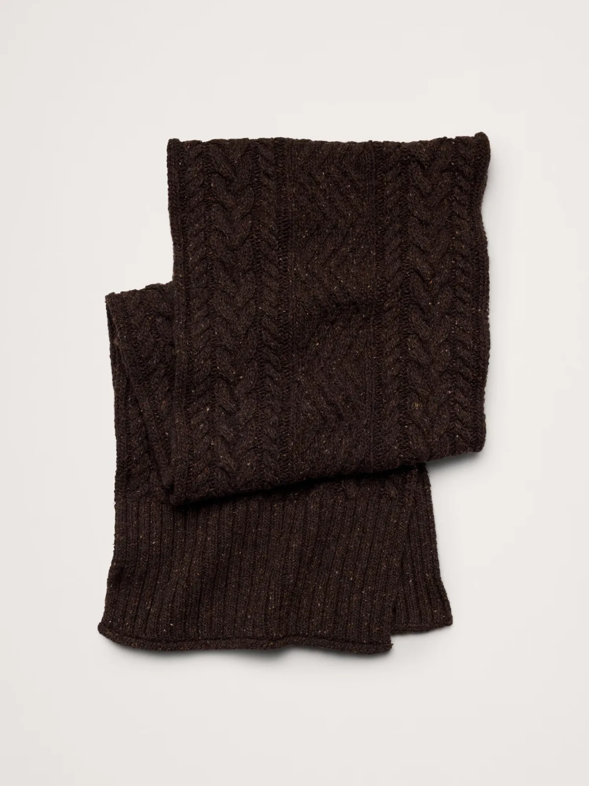 Italian Wool-Alpaca Cable Scarf by Banana Republic
