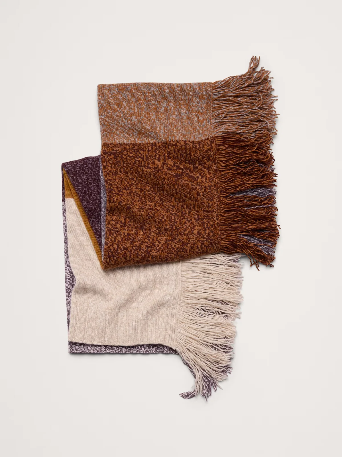 Merino-Cotton Cape Scarf