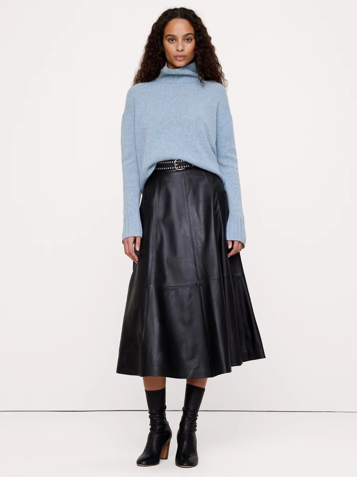 Oversized Cashmere Turtleneck Sweater