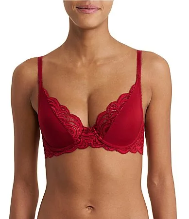 Persuasion Lace Convertible Plunge T-Shirt Bra by Natori