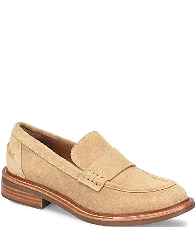 Meryl Water-Resistant Suede Loafers by Sofft