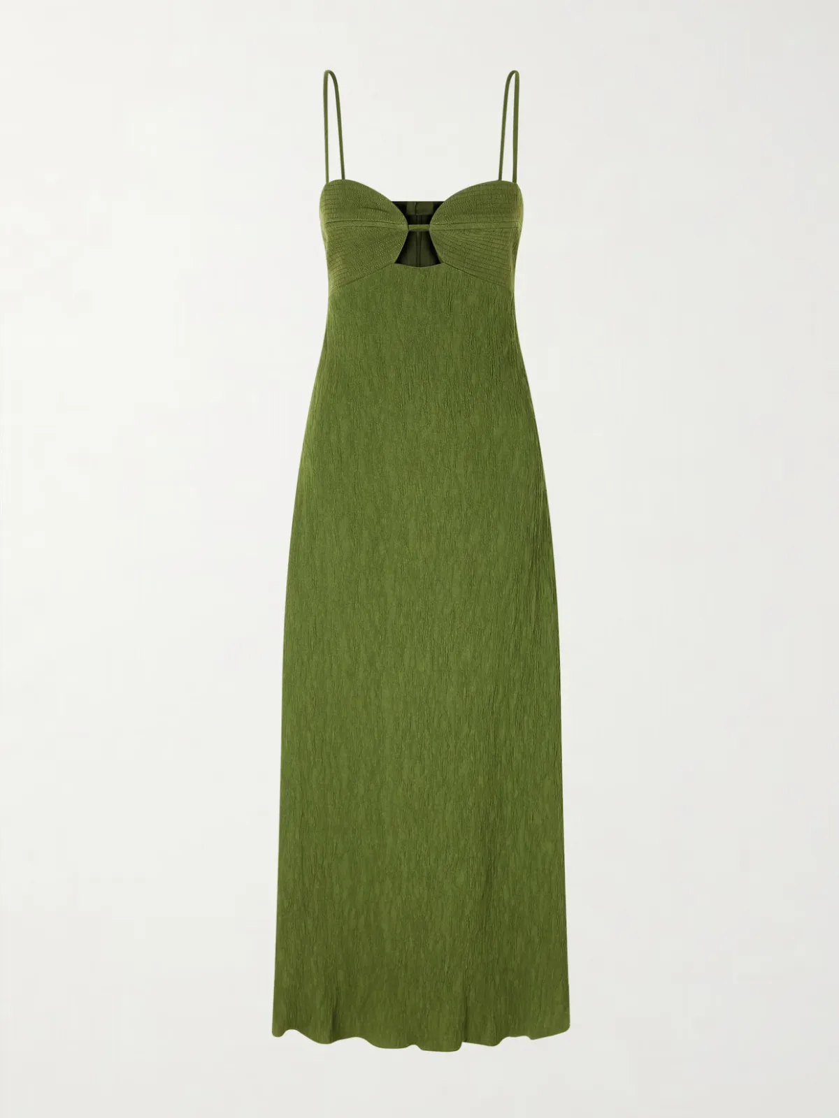- Dream Spinner Crinkled-crepe Midi Dress -