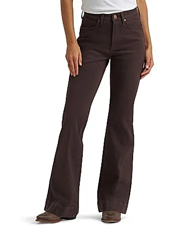 Retro Bailey High Rise Trouser Jeans by Wrangler