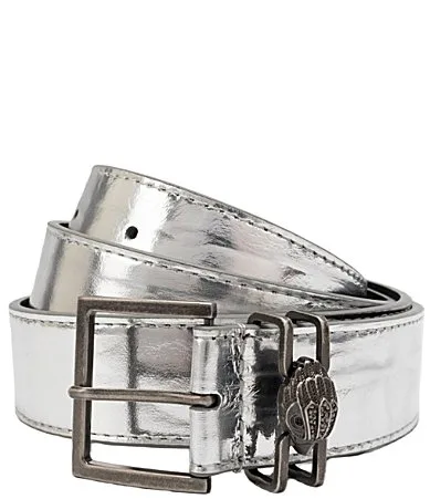 Shoreditch Metallic Belt by Kurt Geiger