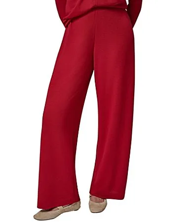 Knit Wide Leg Pull-On Pants