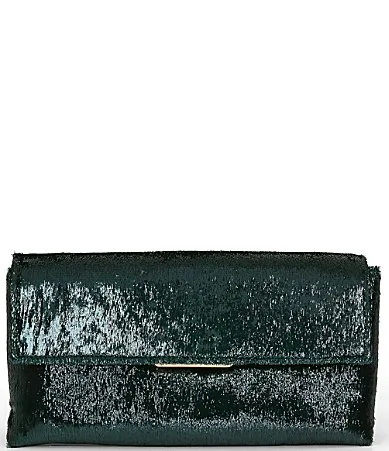 Angel Faux Pony Hair Envelope Clutch by Badgley Mischka