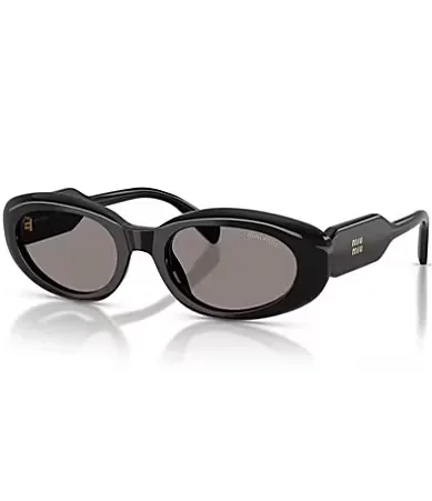 MU C01S 53mm Oval Sunglasses by Miu Miu