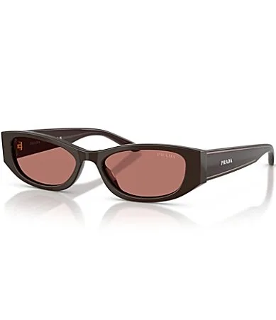 PR D22S 54mm Rectangle Sunglasses by Prada
