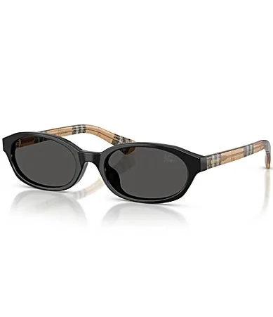 BE4508D 56mm Oval Sunglasses by Burberry