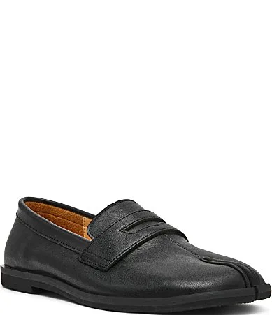Thesis Leather Split Toe Penny Loafers by Steve Madden