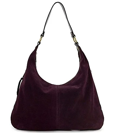 Ester Suede Slouchy Hobo Bag by Patricia Nash