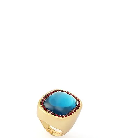 Kurt Geiger London Cabochon Resin Cocktail Ring by Kurt Geiger